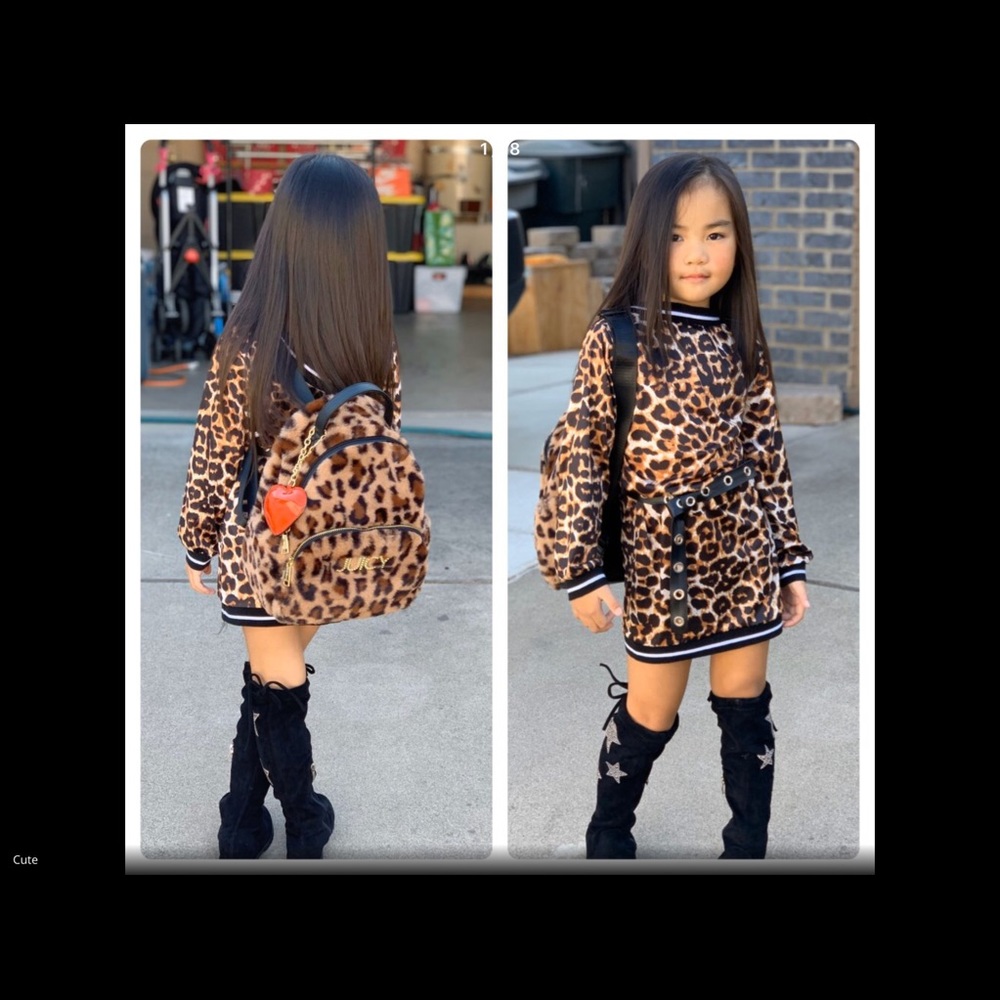 Animal print 2 piece set
